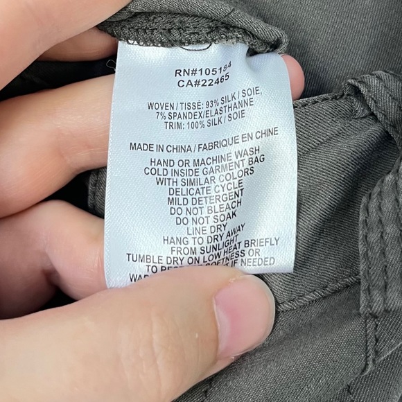 Go by Go Silk ICONIC Go Army Pant Redux size 2 Cargo Convertible Utility Olive - Picture 12 of 12